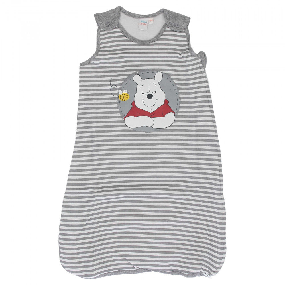 Disney Winnie the Pooh Sleeping Bag Baby 70Cm Grey Striped