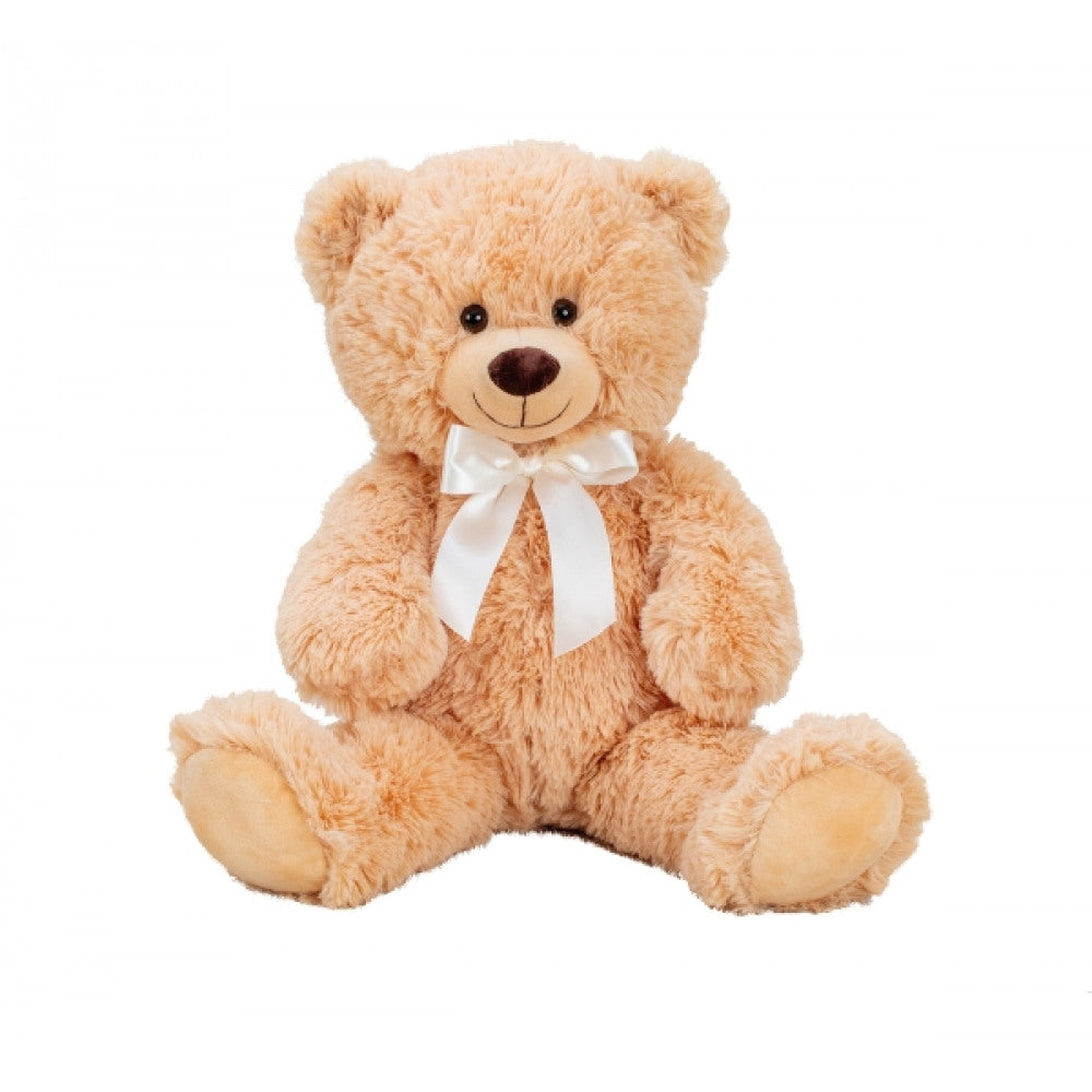 Kuscheliger Teddybär Plüschtier mit Schleife ca 56cm - babymall24 